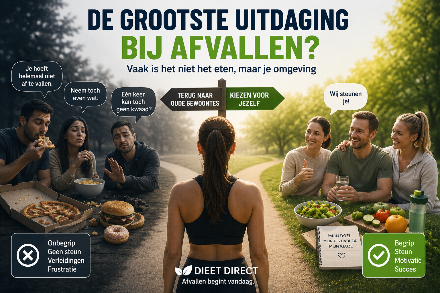 Waarom Je Sociale Kring Cruciaal Is voor Afvallen